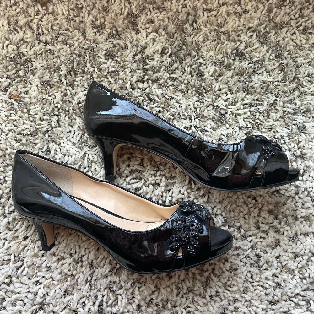 Alex Marie Black Heels Size 7